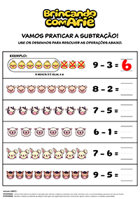 Subtração - Fazenda